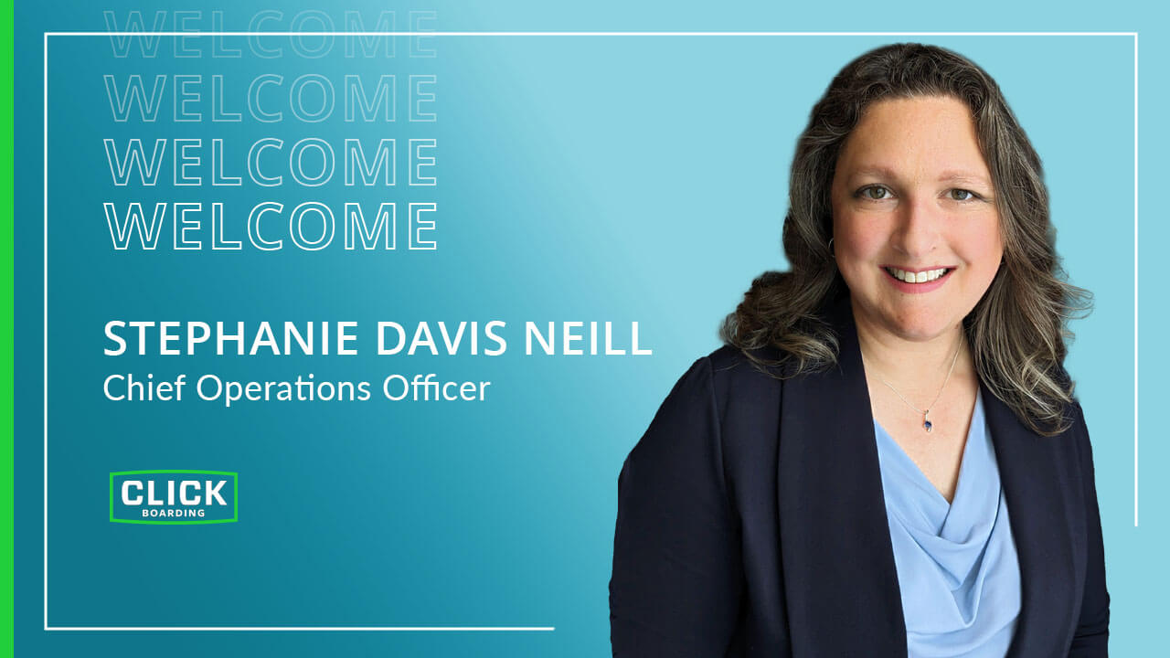 Click Boarding welcomes our new COO, Stephanie Davis Neill